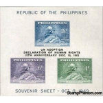 Philippines 1963 Universal Declaration of Human Rights - overprinted-Stamps-Philippines-Mint-StampPhenom