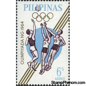 Philippines 1964 Basketball-Stamps-Philippines-Mint-StampPhenom