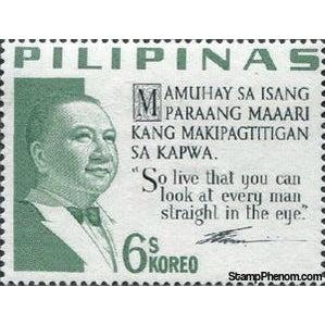 Philippines 1965 Elpidio Rivera Quirino (1890-1956)-Stamps-Philippines-Mint-StampPhenom