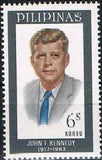 Philippines 1965 John F. Kennedy (1917-1963)-Stamps-Philippines-Mint-StampPhenom