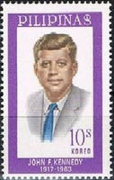 Philippines 1965 John F. Kennedy (1917-1963)-Stamps-Philippines-Mint-StampPhenom