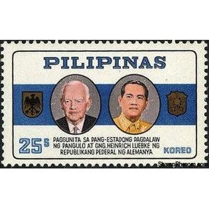 Philippines 1965 Presidents Lubke and Macapagal-Stamps-Philippines-Mint-StampPhenom