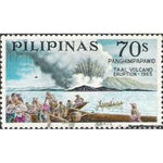 Philippines 1967 Escaping from eruption-Stamps-Philippines-Mint-StampPhenom