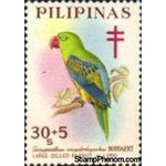 Philippines 1967 Great-billed Parrot (Tanygnathus megalorhynchos)-Stamps-Philippines-Mint-StampPhenom