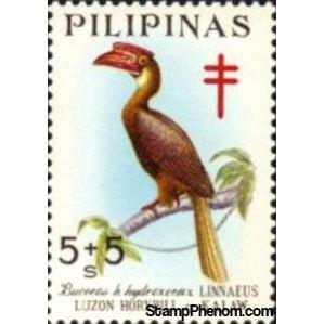 Philippines 1967 Rufous Hornbill (Buceros hydrocorax)-Stamps-Philippines-Mint-StampPhenom