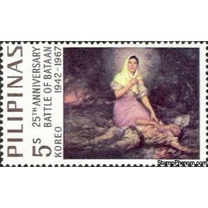 Philippines 1967 Succour, by Fernando Amorsolo-Stamps-Philippines-Mint-StampPhenom