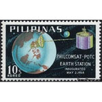 Philippines 1968 Communications satellite in orbit-Stamps-Philippines-Mint-StampPhenom