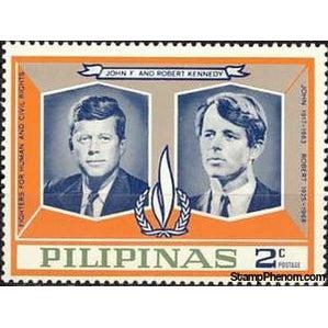 Philippines 1968 John F. & Robert F. Kennedy-Stamps-Philippines-Mint-StampPhenom