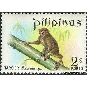 Philippines 1969 Philippine Tarsier (Carlito syrichta)-Stamps-Philippines-Mint-StampPhenom