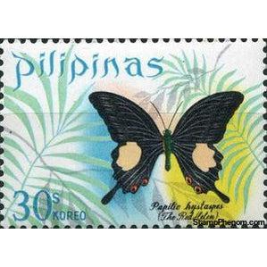 Philippines 1969 Swallowtail Butterfly (Papilio hystaspes)-Stamps-Philippines-Mint-StampPhenom