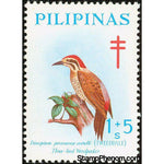 Philippines 1969 Three-toed Woodpecker (Dinopium javanense everetti)-Stamps-Philippines-Mint-StampPhenom