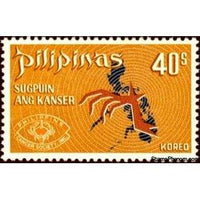 Philippines 1970 Crab, by Alexander Calder, and Map-Stamps-Philippines-Mint-StampPhenom