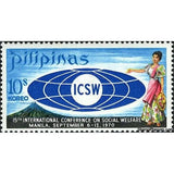 Philippines 1970 International Conference on Social Welfare-Stamps-Philippines-Mint-StampPhenom