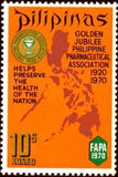 Philippines 1970 Philippine Pharmaceutical Association 50th Anniversary-Stamps-Philippines-Mint-StampPhenom