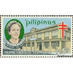 Philippines 1970 Philippine Tuberculosis Society Building - Julia Vargas de O-Stamps-Philippines-StampPhenom