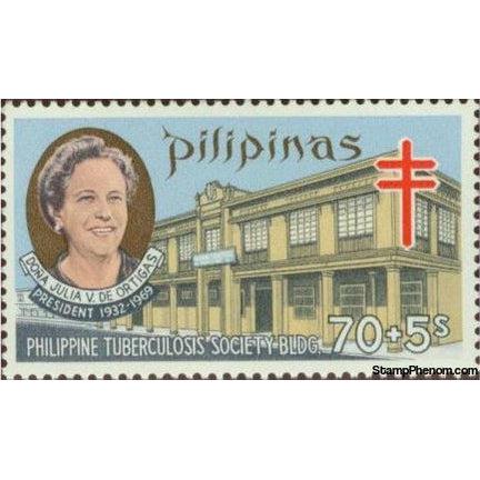 Philippines 1970 T.B. Society Headquarters-Stamps-Philippines-Mint-StampPhenom