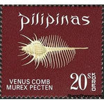 Philippines 1970 Venus Comb Murex (Murex pecten)-Stamps-Philippines-Mint-StampPhenom