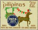 ‭Philippines 1971 PATA Emblem-Stamps-Philippines-StampPhenom