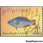 Philippines 1972 Bridled Parrotfish (Scarus frenatus)-Stamps-Philippines-Mint-StampPhenom