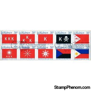 Philippines 1972 Development of the Philippine Flag, 30s strip-Stamps-Philippines-Mint-StampPhenom