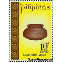 Philippines 1972 Earthenware Vessel with Filipino Text-Stamps-Philippines-Mint-StampPhenom