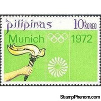 Philippines 1972 Olympic Games, Munich, 10s-Stamps-Philippines-Mint-StampPhenom