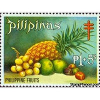 Philippines 1972 Philippine Fruits, 1+0.05p-Stamps-Philippines-Mint-StampPhenom