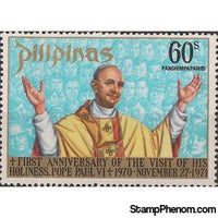 Philippines 1972 Pope Paul VI (1897-1978), 60s-Stamps-Philippines-Mint-StampPhenom