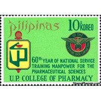 Philippines 1972 U.P. College of Pharmacy 60th Anniversary, 10s-Stamps-Philippines-Mint-StampPhenom