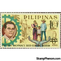 Philippines 1973 1963 Socio Economic Council surcharged 10s on 6s-Stamps-Philippines-Mint-StampPhenom