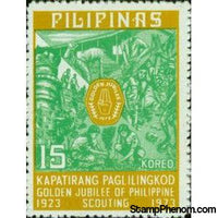 Philippines 1973 Golden Jubilee of Philippine Scouting, 15s-Stamps-Philippines-StampPhenom