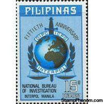 Philippines 1973 Interpol Anniversary-Stamps-Philippines-Mint-StampPhenom