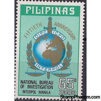 Philippines 1973 National Bureau of Investigation 50th Anniversary, 65s-Stamps-Philippines-Mint-StampPhenom