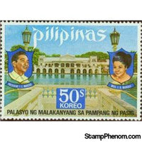 Philippines 1973 President with wife, palace, 50s-Stamps-Philippines-Mint-StampPhenom