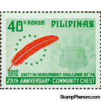 Philippines 1974 25th Anniversary Community Chest of the Philippines, 40s-Stamps-Philippines-StampPhenom