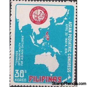 Philippines 1974 Asian pediatricians Congress, 30s-Stamps-Philippines-StampPhenom