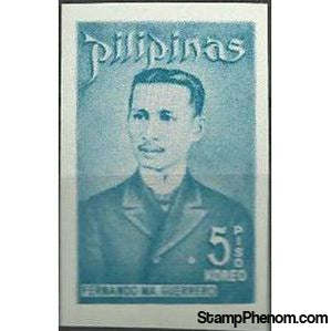 Philippines 1974 Fernando M. Guerrero (1873-1929) author, Imperforate-Stamps-Philippines-StampPhenom