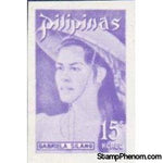 Philippines 1974 Gabriela Silang, fighter against Spanish rule, Imperforate-Stamps-Philippines-StampPhenom