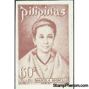 Philippines 1974 Marcela Agoncillo (1860-1946) designer national flag, Imperforate-Stamps-Philippines-StampPhenom