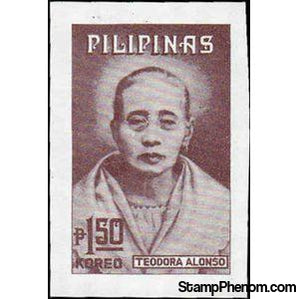 Philippines 1974 Teodora Alonso Realonda, Imperforate-Stamps-Philippines-StampPhenom