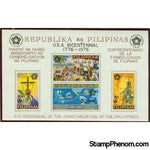 Philippines 1976 1965 Christianization sheet overprinted in Black-Stamps-Philippines-Mint-StampPhenom