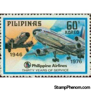 Philippines 1976 Philippine Airlines (PAL) - 30th Anniversary-Stamps-Philippines-Mint-StampPhenom