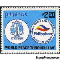 Philippines 1977 8th World conference of the world peace-Stamps-Philippines-Mint-StampPhenom