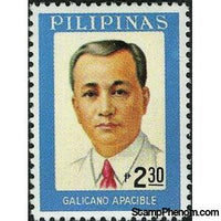 Philippines 1977 Dr. Galicano Apacible (1864-1949), physician, statesman-Stamps-Philippines-Mint-StampPhenom