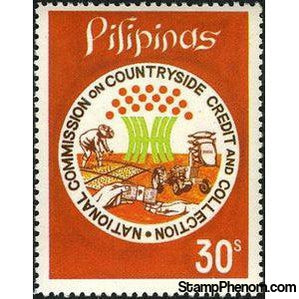 Philippines 1977 Farmer at Work and Receiving Money-Stamps-Philippines-Mint-StampPhenom