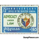 Philippines 1977 Office of the Solicitor General, 75th anniv.-Stamps-Philippines-Mint-StampPhenom