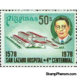 Philippines 1978 San Lazaro hospital and Dr. Catalino Gavino-Stamps-Philippines-Mint-StampPhenom