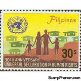 Philippines 1978 Universal Declaration of Human Rights - 30th anniv.-Stamps-Philippines-Mint-StampPhenom