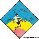 Philippines 1978 Various positions of Sipa ball-game-Stamps-Philippines-Mint-StampPhenom