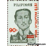 Philippines 1979 1976 Felipe Agoncillo Overprinted in Red-Stamps-Philippines-Mint-StampPhenom